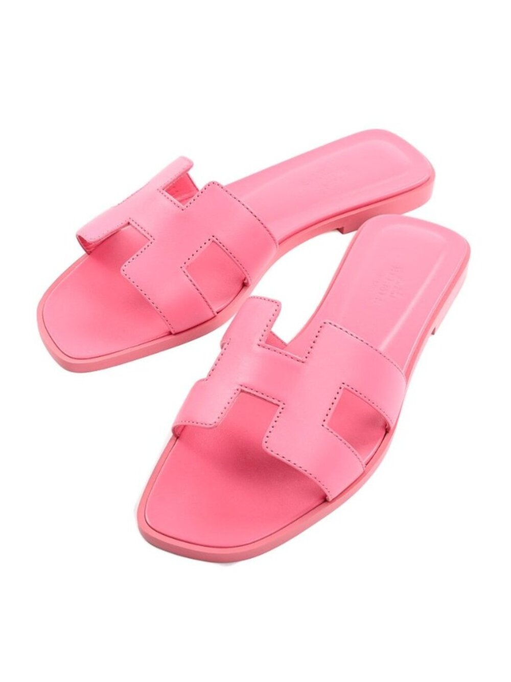 Hermes Oran Sandals Pink